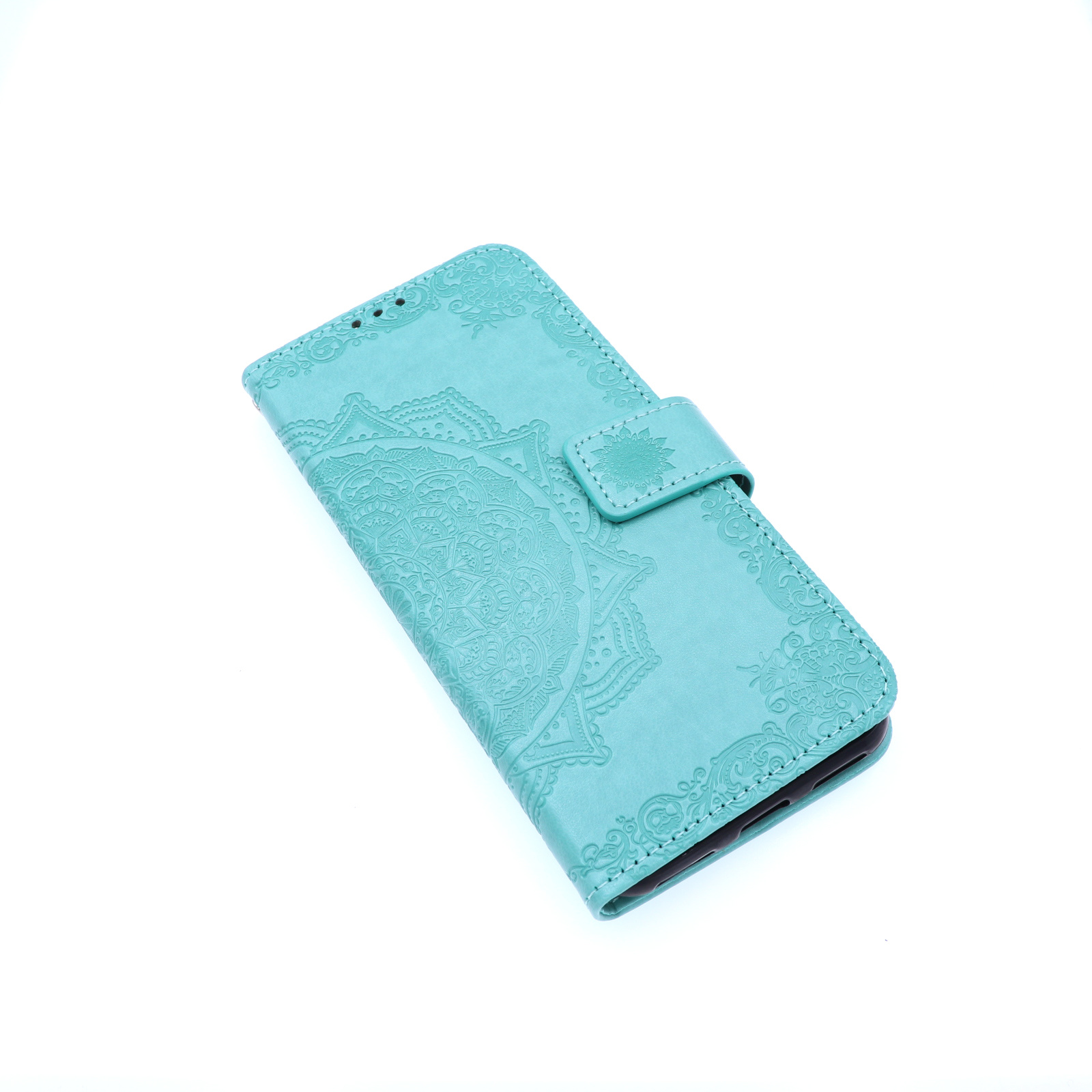 Huawei Y6-2019 Boekhoesje Mandela Mintgroen