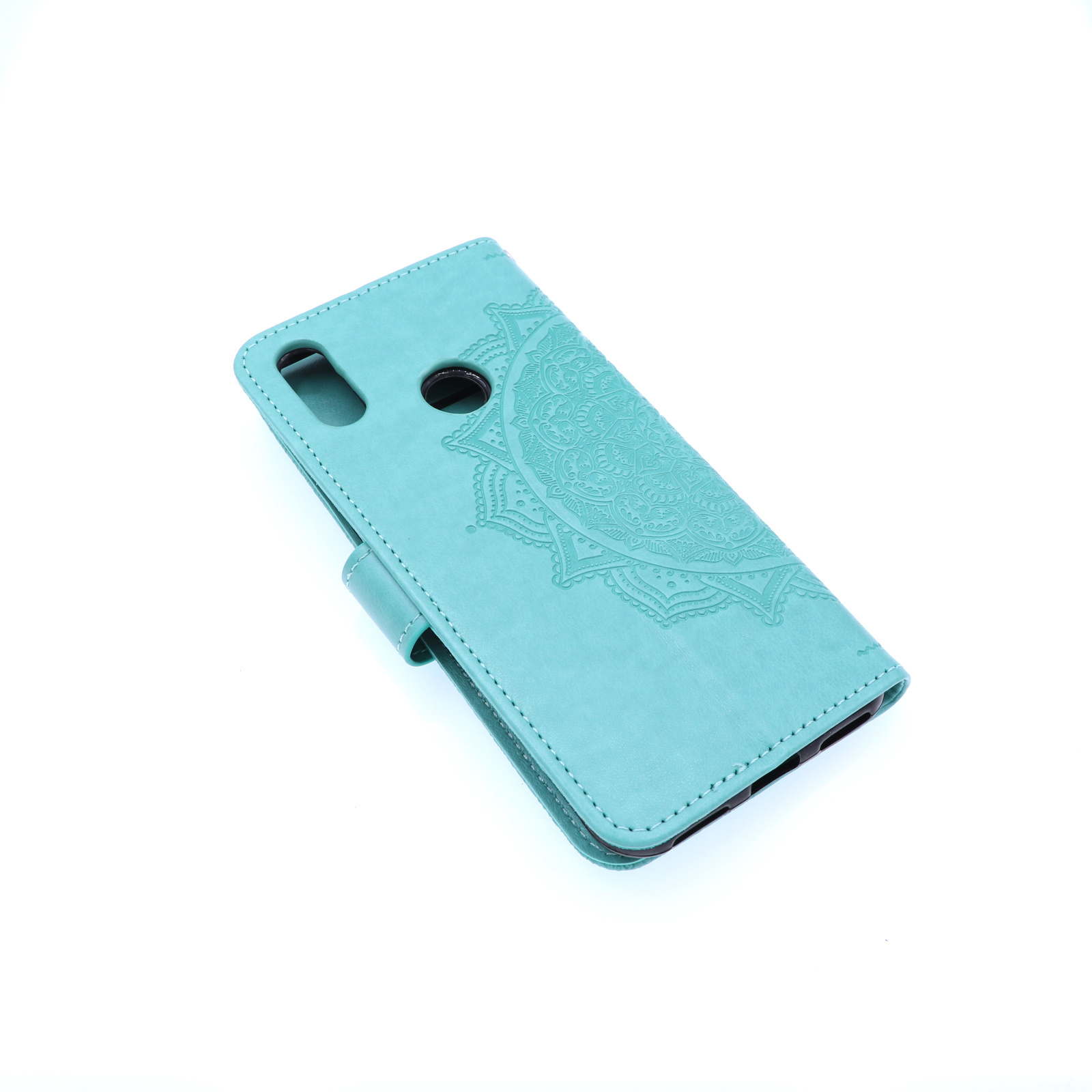 Huawei Y6-2019 Boekhoesje Mandela Mintgroen