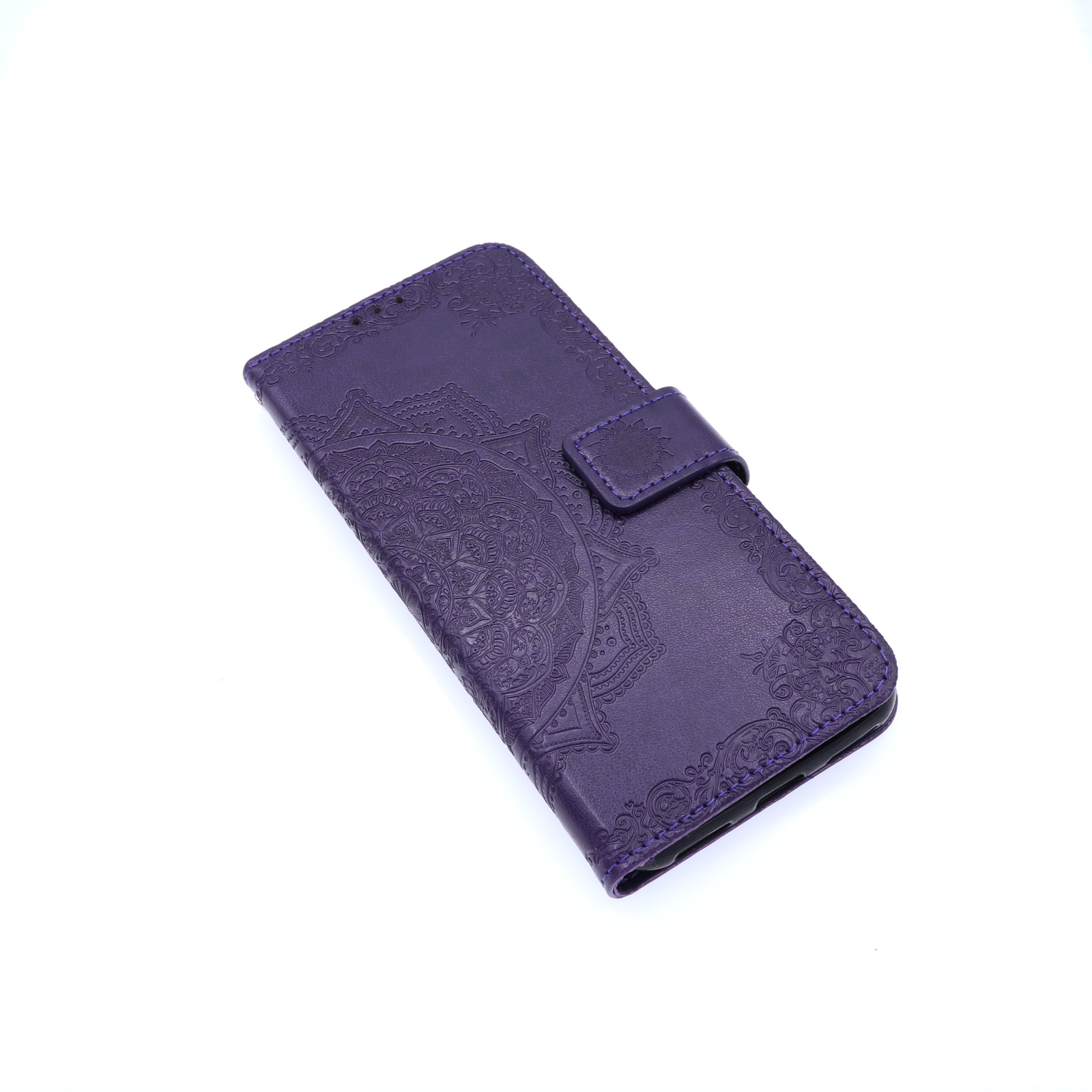 Huawei Y6-2019 Boekhoesje Mandela Paars