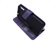 Huawei Y6-2019 Boekhoesje Mandela Paars