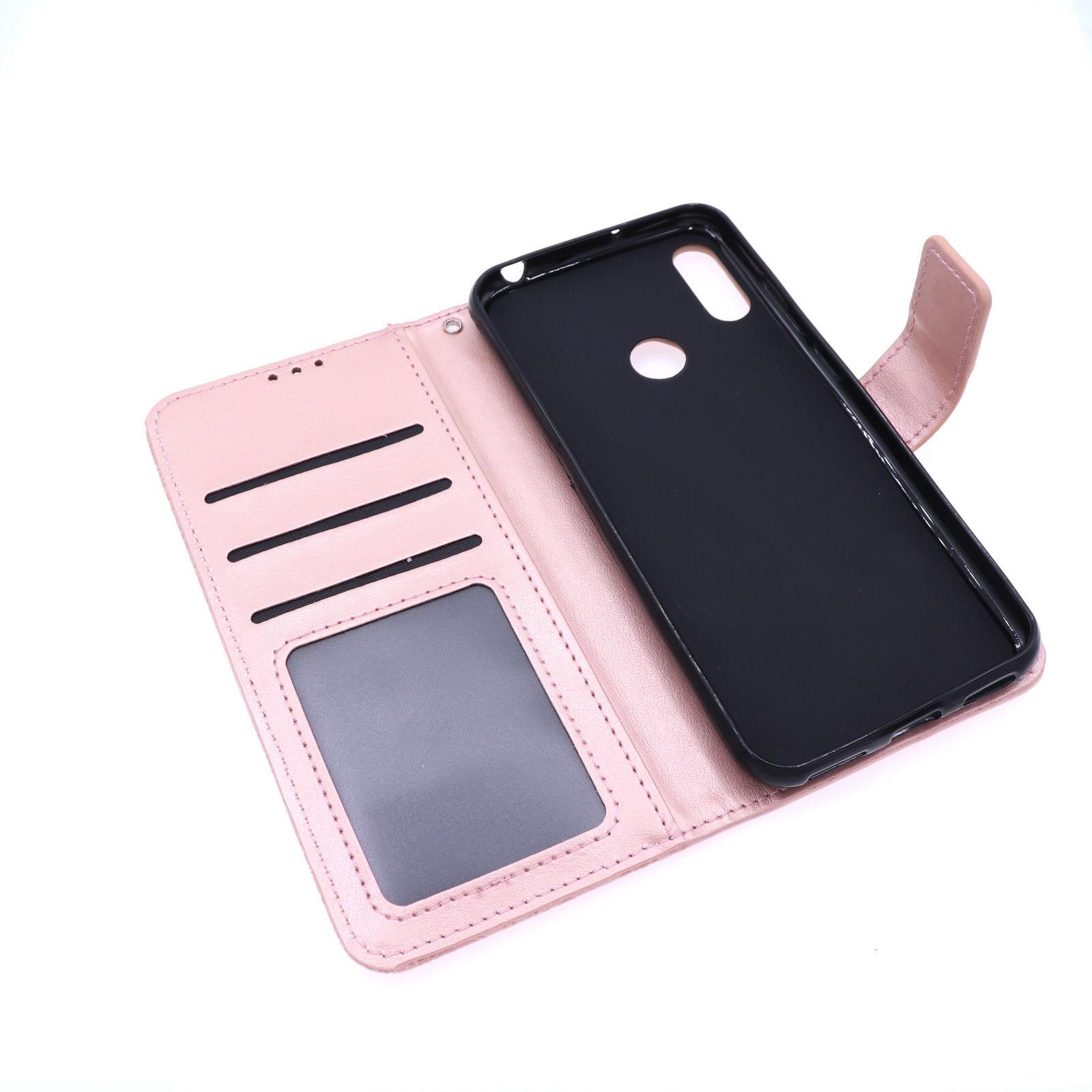 Huawei Y6-2019 Boekhoesje Mandela Roze
