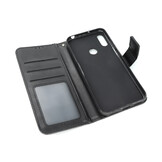 Huawei Y6-2019 Boekhoesje Mandela Zwart