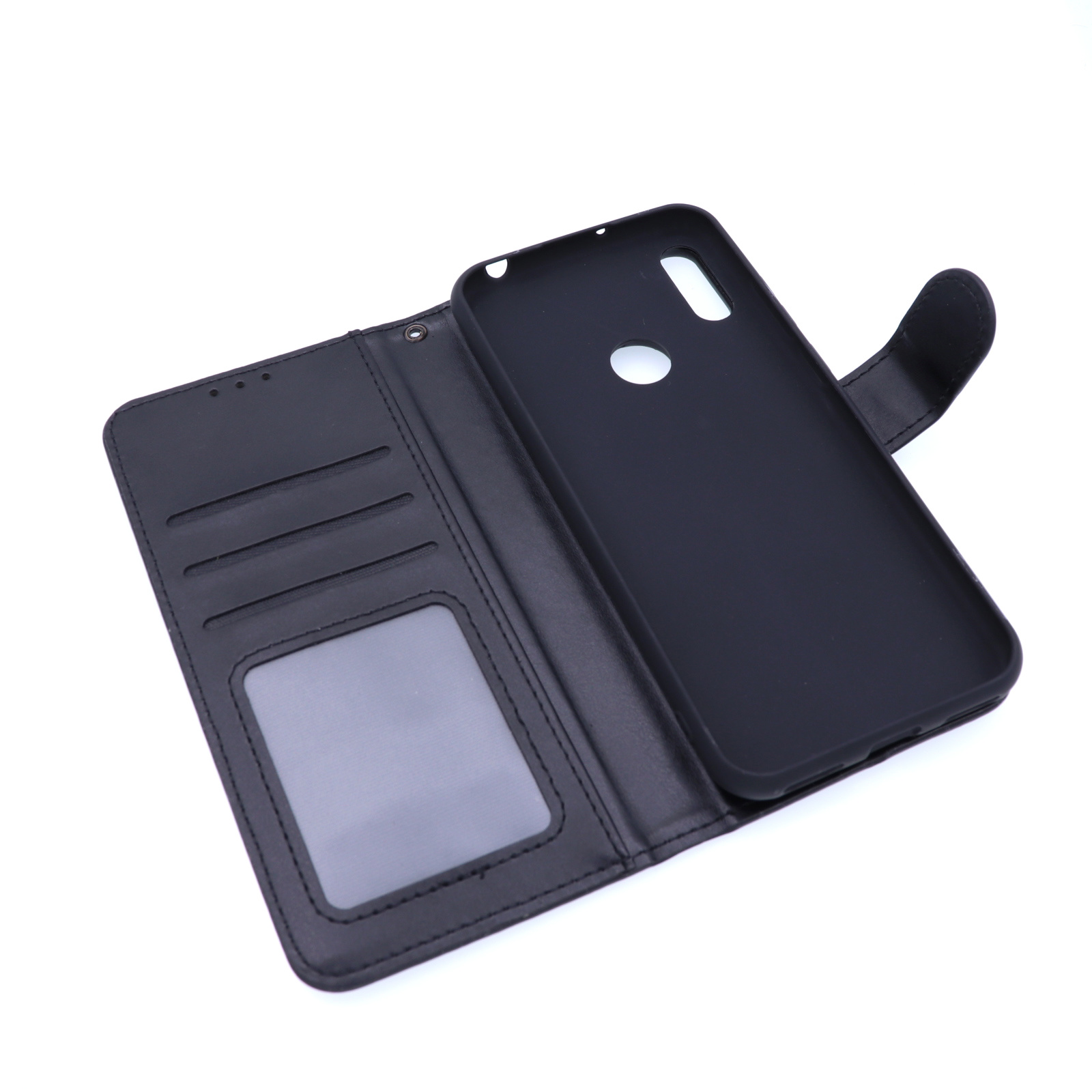 Huawei Y6-2019 Boekhoesje Zwart