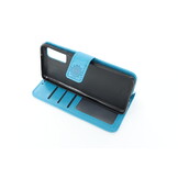Samsung Galaxy S20 Boekhoesje Mandela Blauw