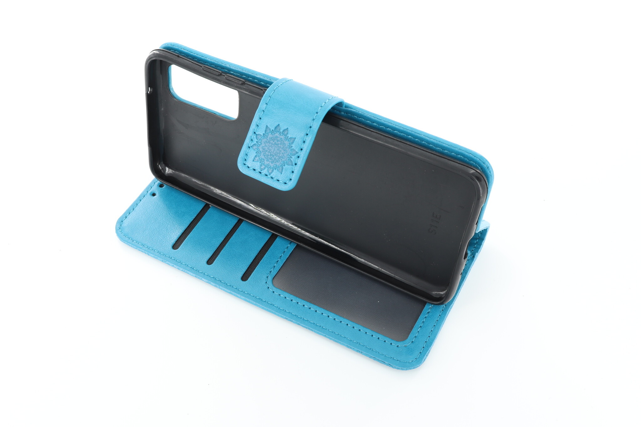 Samsung Galaxy S20 Boekhoesje Mandela Blauw