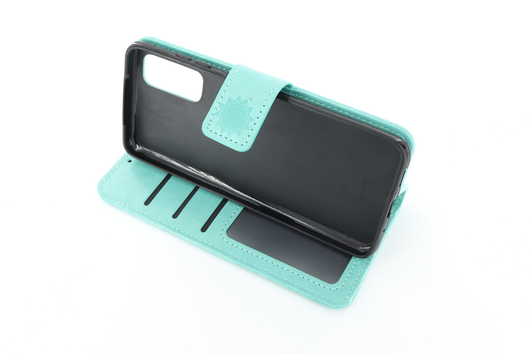 Samsung Galaxy S20 Boekhoesje Mandela Mintgroen