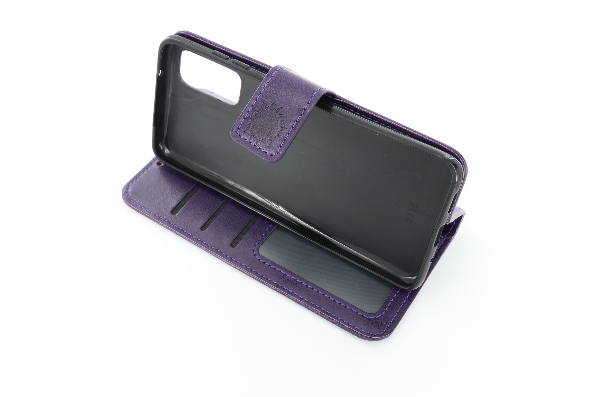 Samsung Galaxy S20 Boekhoesje Mandela Paars