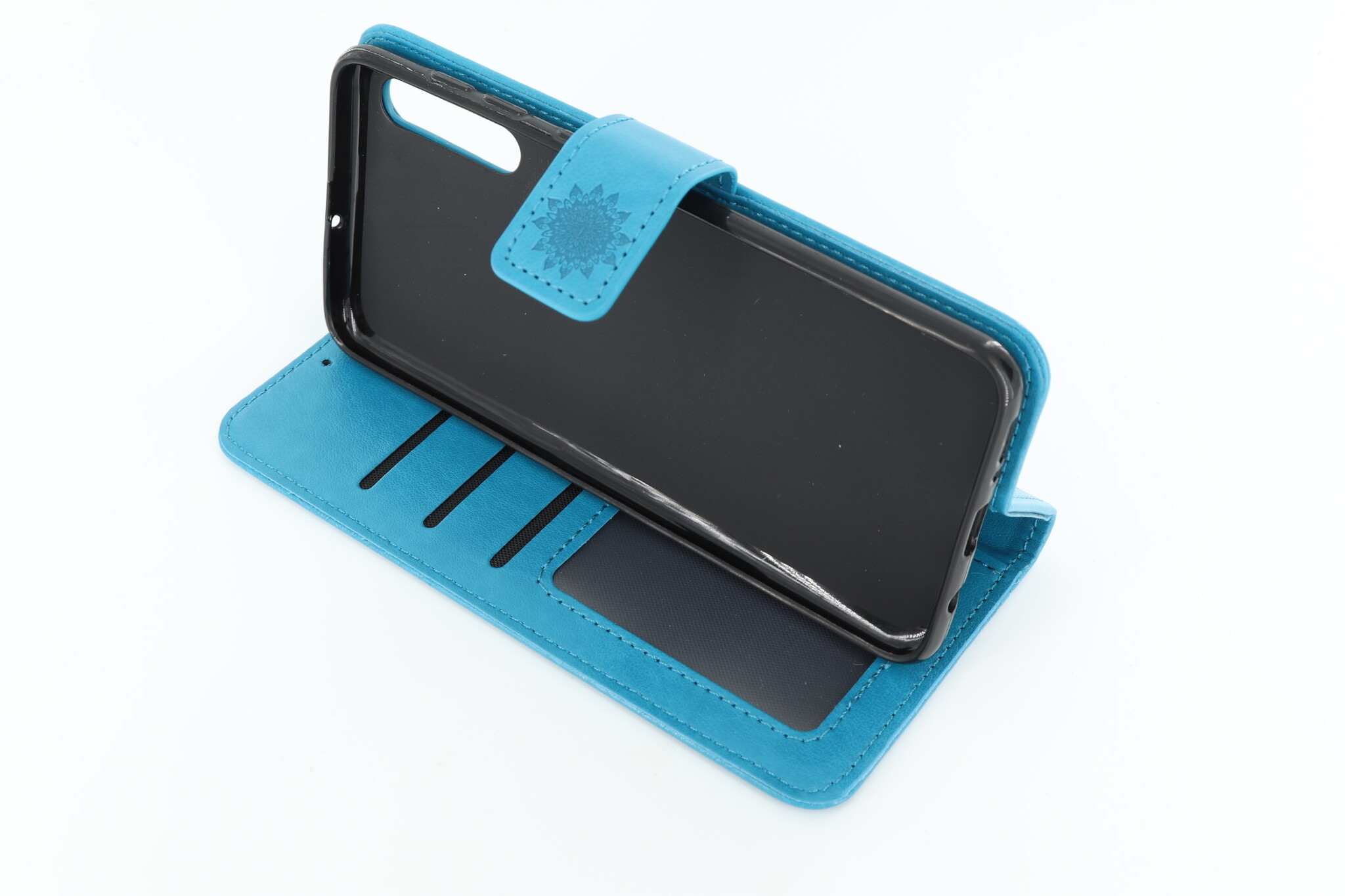 Samsung Galaxy A50 Boekhoesje Mandela Blauw