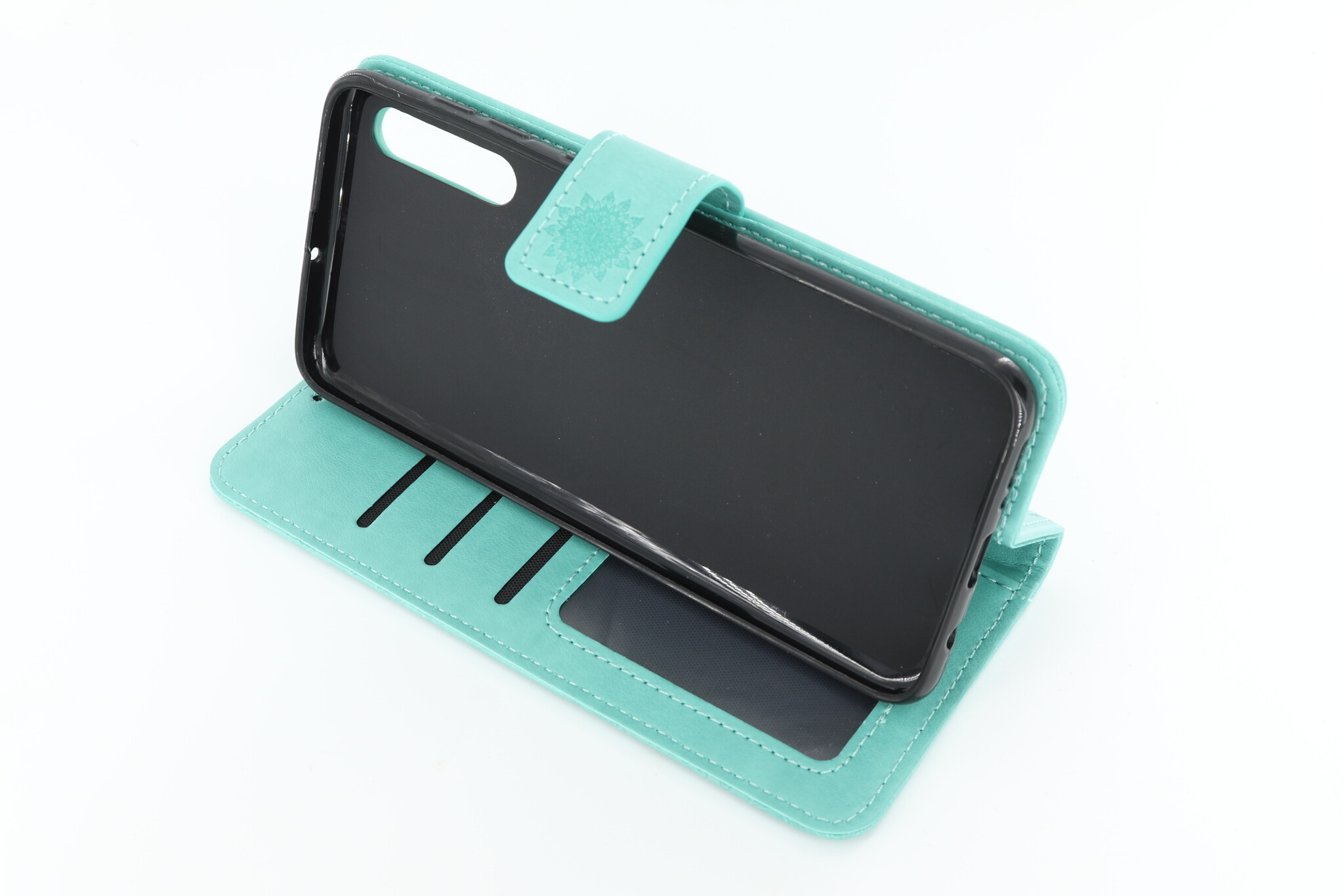 Samsung Galaxy A50 Boekhoesje Mandela Mintgroen