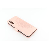 Samsung Galaxy A50 Boekhoesje Mandela Roze