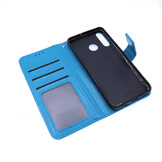Huawei P30 Lite Boekhoesje Mandela Blauw