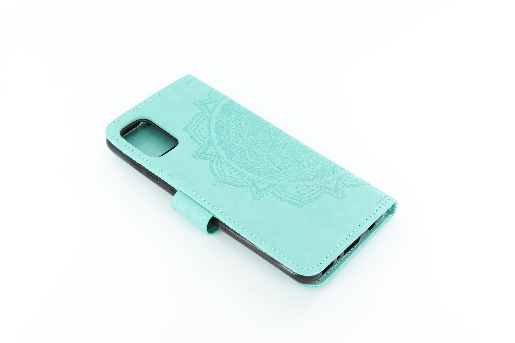 Samsung Galaxy A41 Boekhoesje Mandela Mintgroen