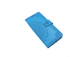 Samsung Galaxy A71 Boekhoesje Mandela Blauw