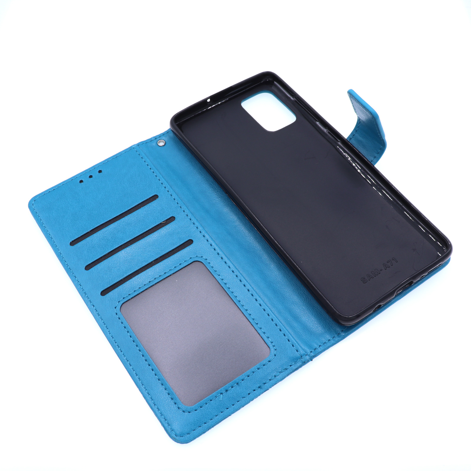 Samsung Galaxy A71 Boekhoesje Mandela Blauw