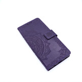 Samsung Galaxy A71 Boekhoesje Mandela Paars