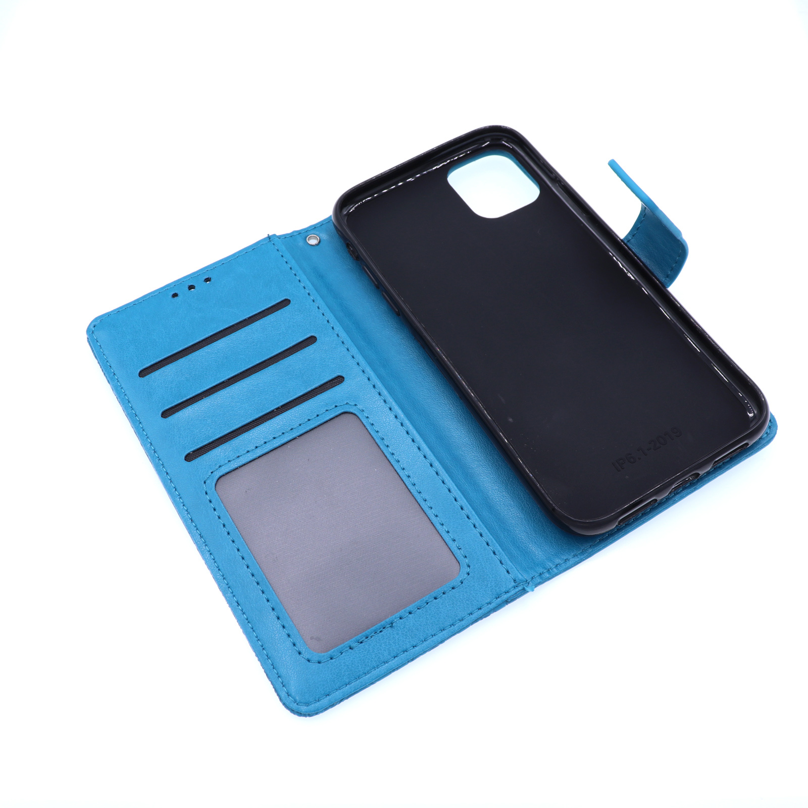 Apple iPhone 11 Boekhoesje Mandela Blauw