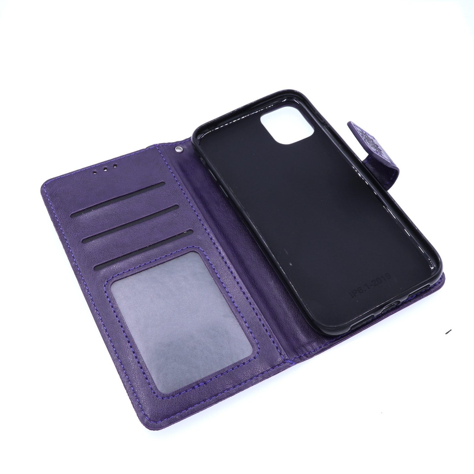 Apple iPhone 11 Boekhoesje Mandela Paars