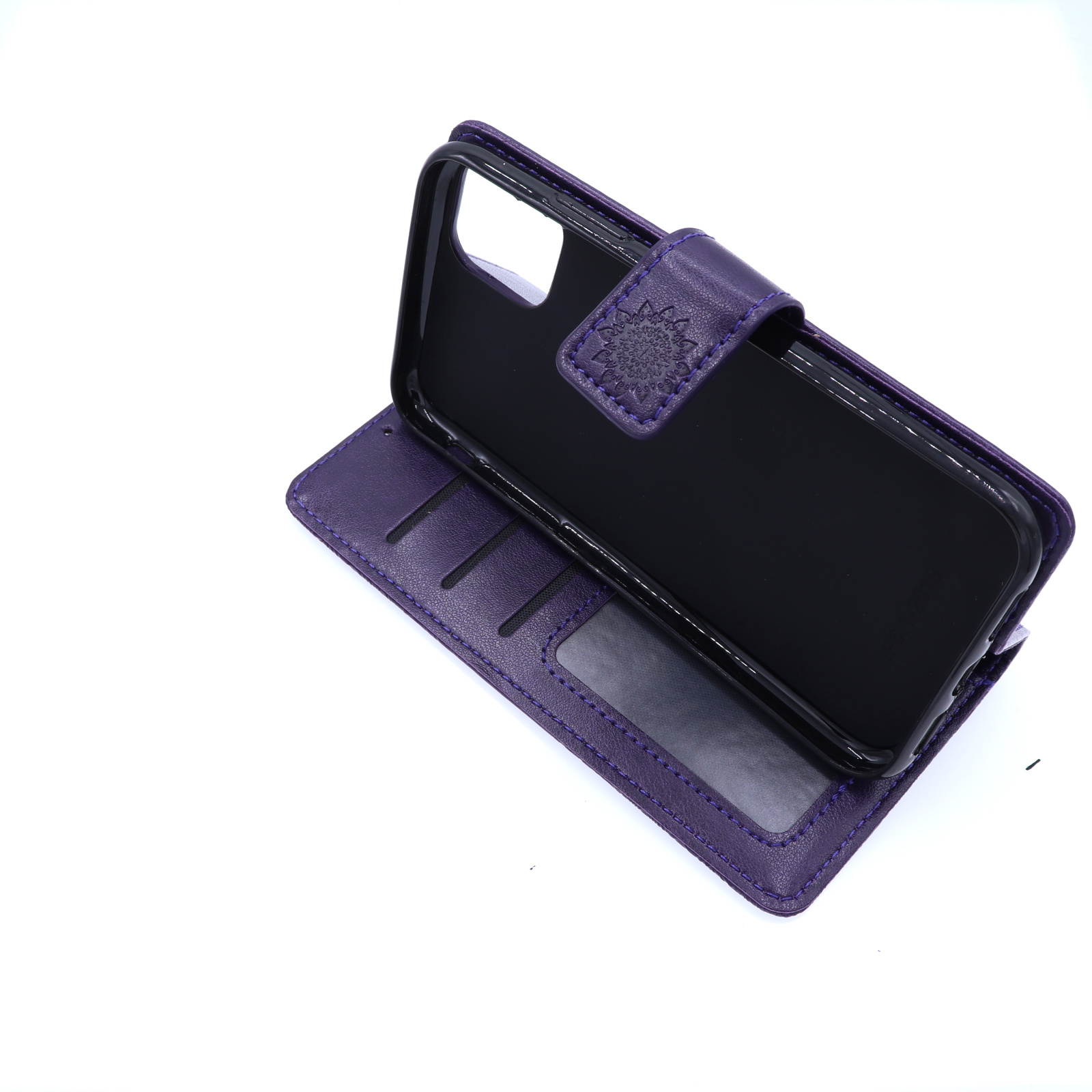 Apple iPhone 11 Boekhoesje Mandela Paars