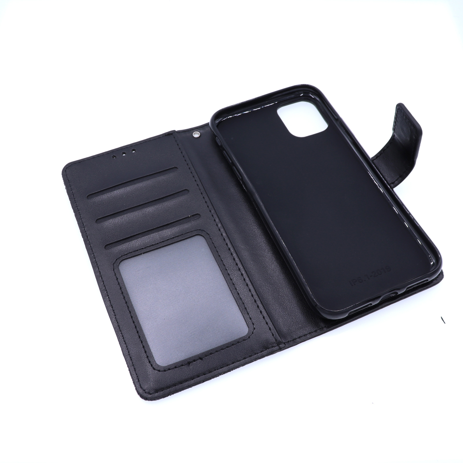 Apple iPhone 11 Boekhoesje Mandela Zwart