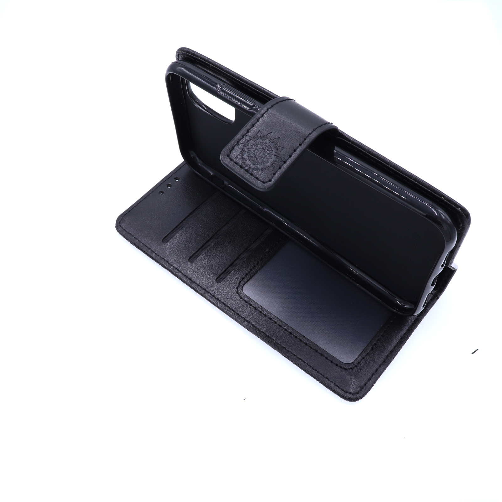 Apple iPhone 11 Boekhoesje Mandela Zwart