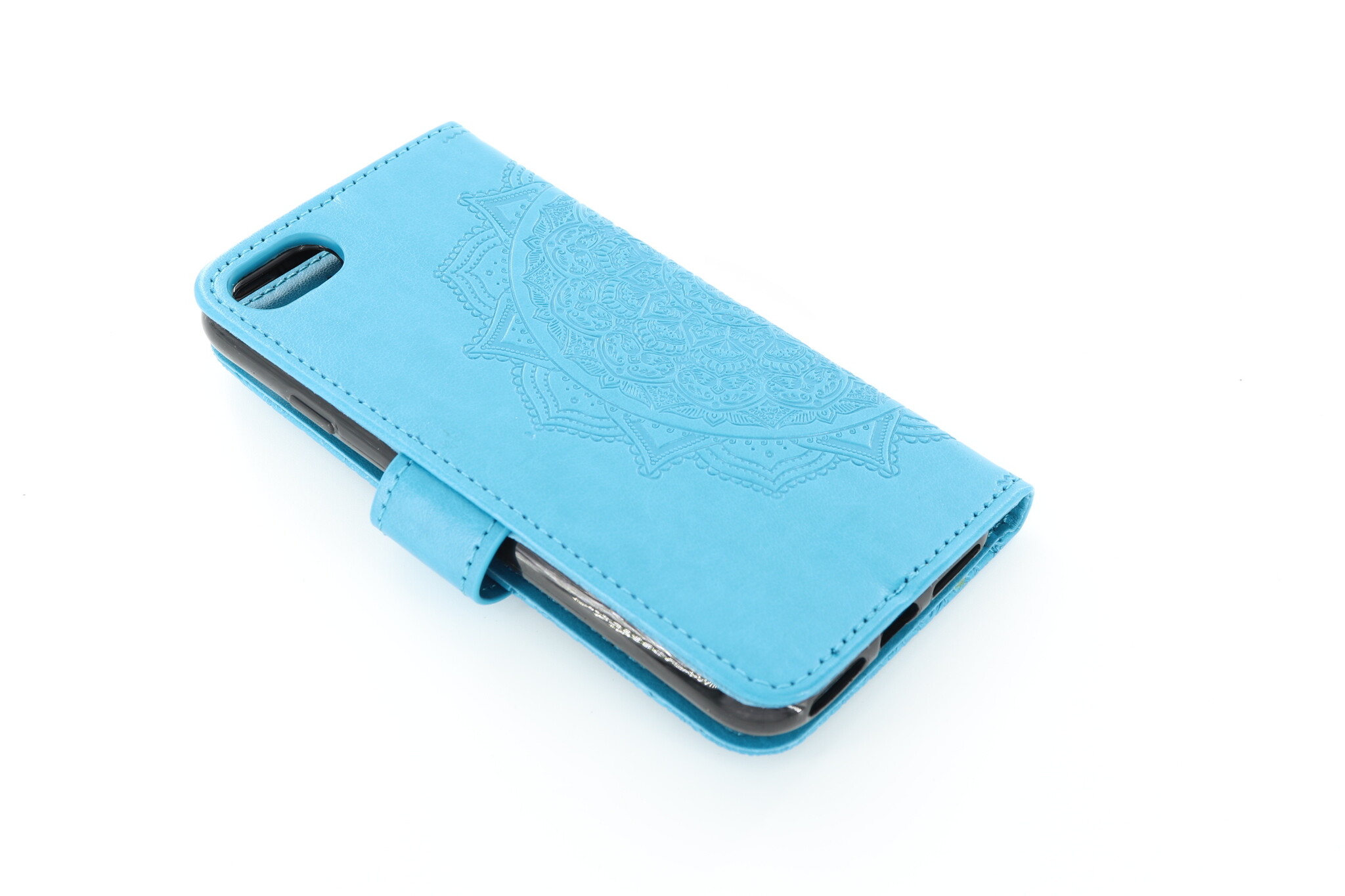 Apple iPhone 7/8/SE 2020 Boekhoesje Mandela Blauw