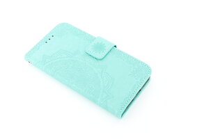 Apple iPhone 7/8/SE 2020 Boekhoesje Mandela Mintgroen