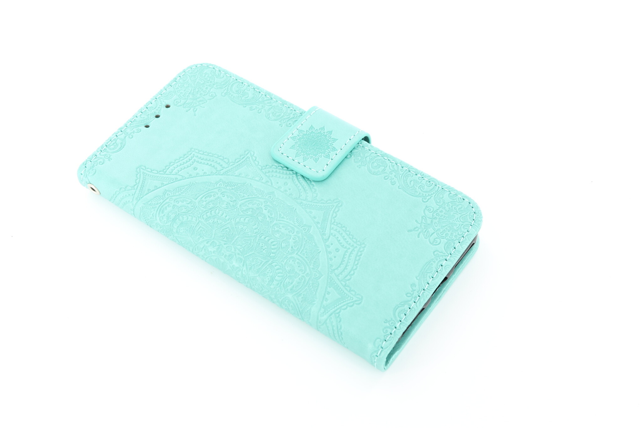 Apple iPhone 7/8/SE 2020 Boekhoesje Mandela Mintgroen