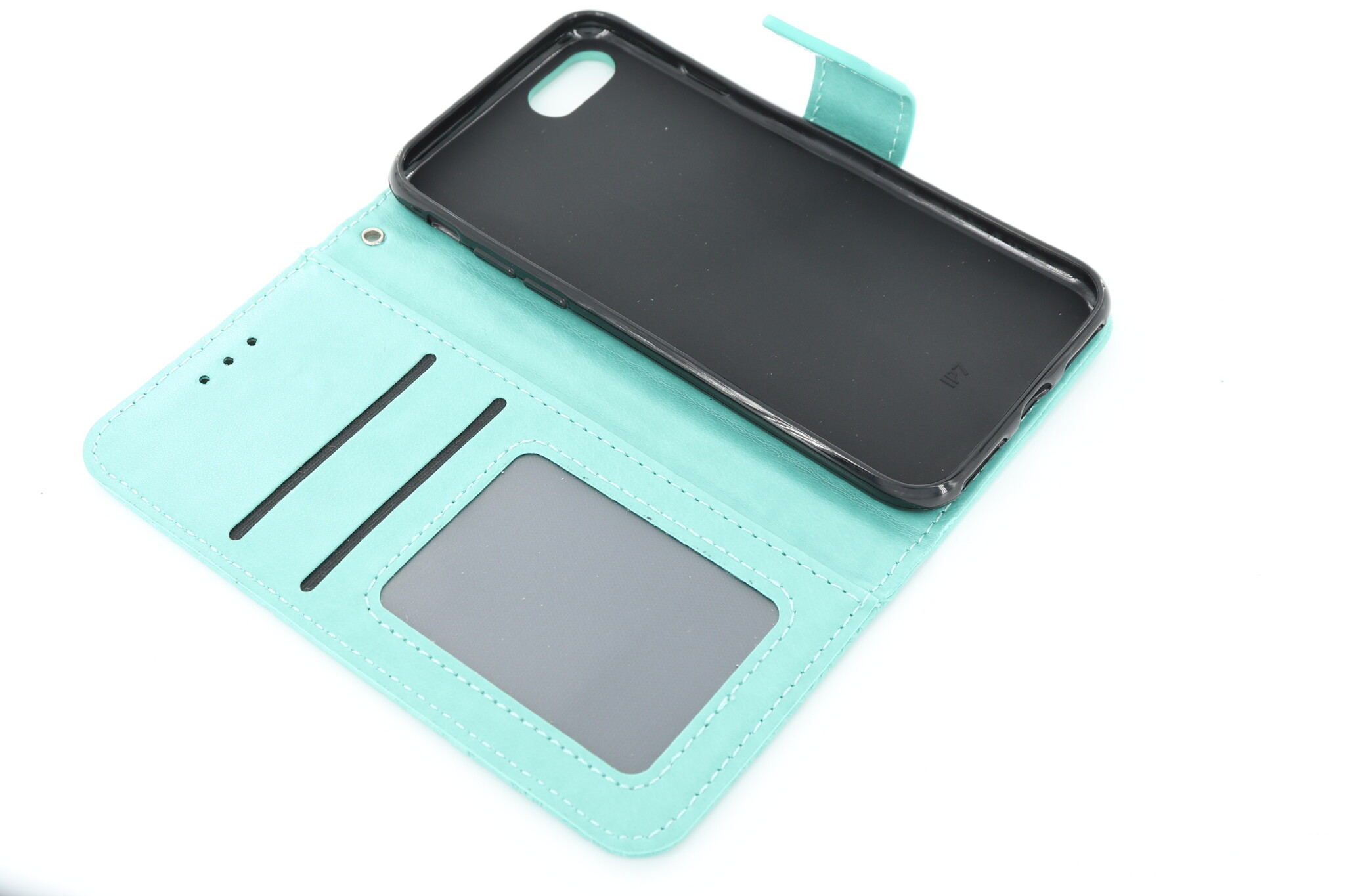 Apple iPhone 7/8/SE 2020 Boekhoesje Mandela Mintgroen