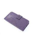 Apple iPhone 7/8/SE 2020 Boekhoesje Mandela Paars