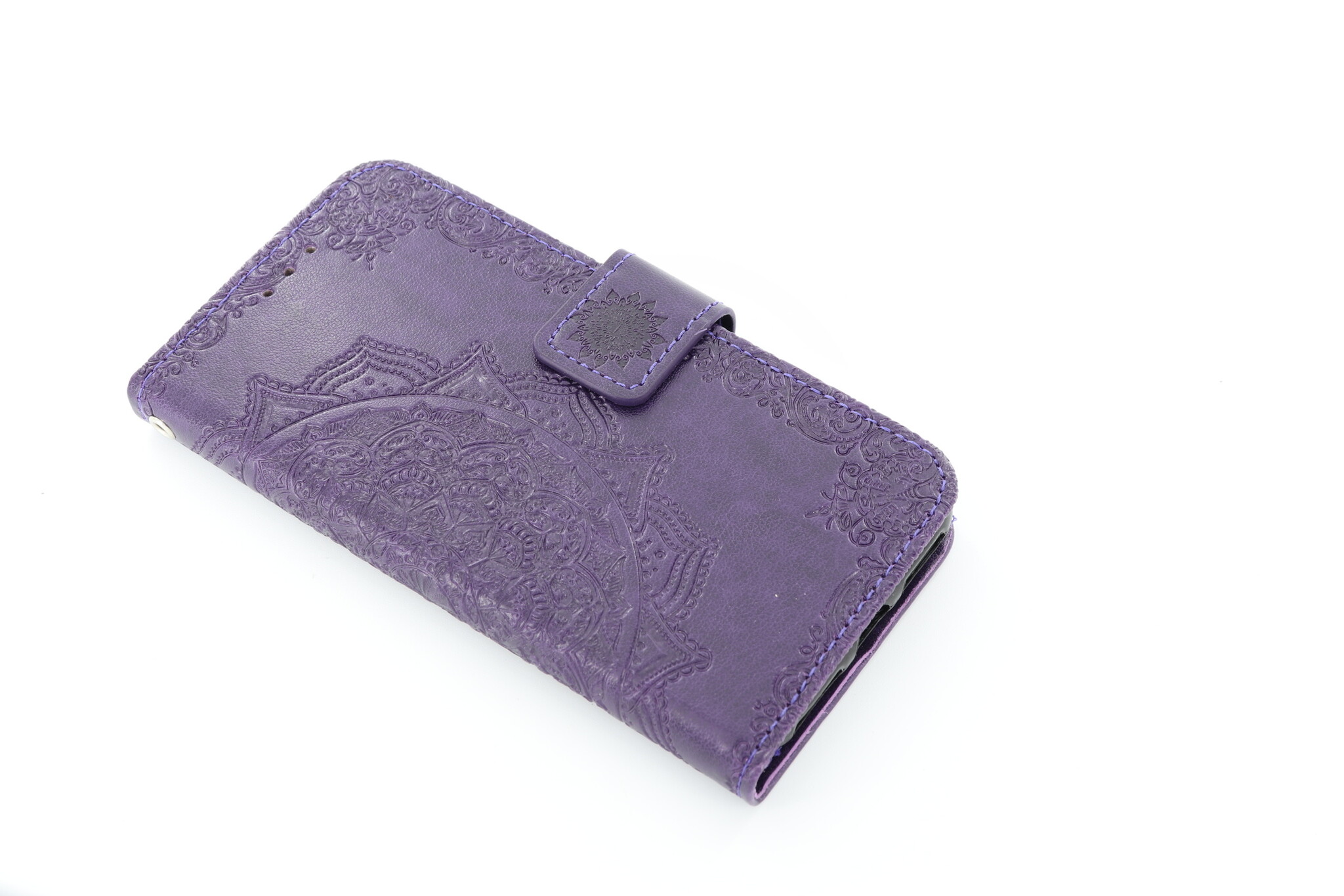 Apple iPhone 7/8/SE 2020 Boekhoesje Mandela Paars