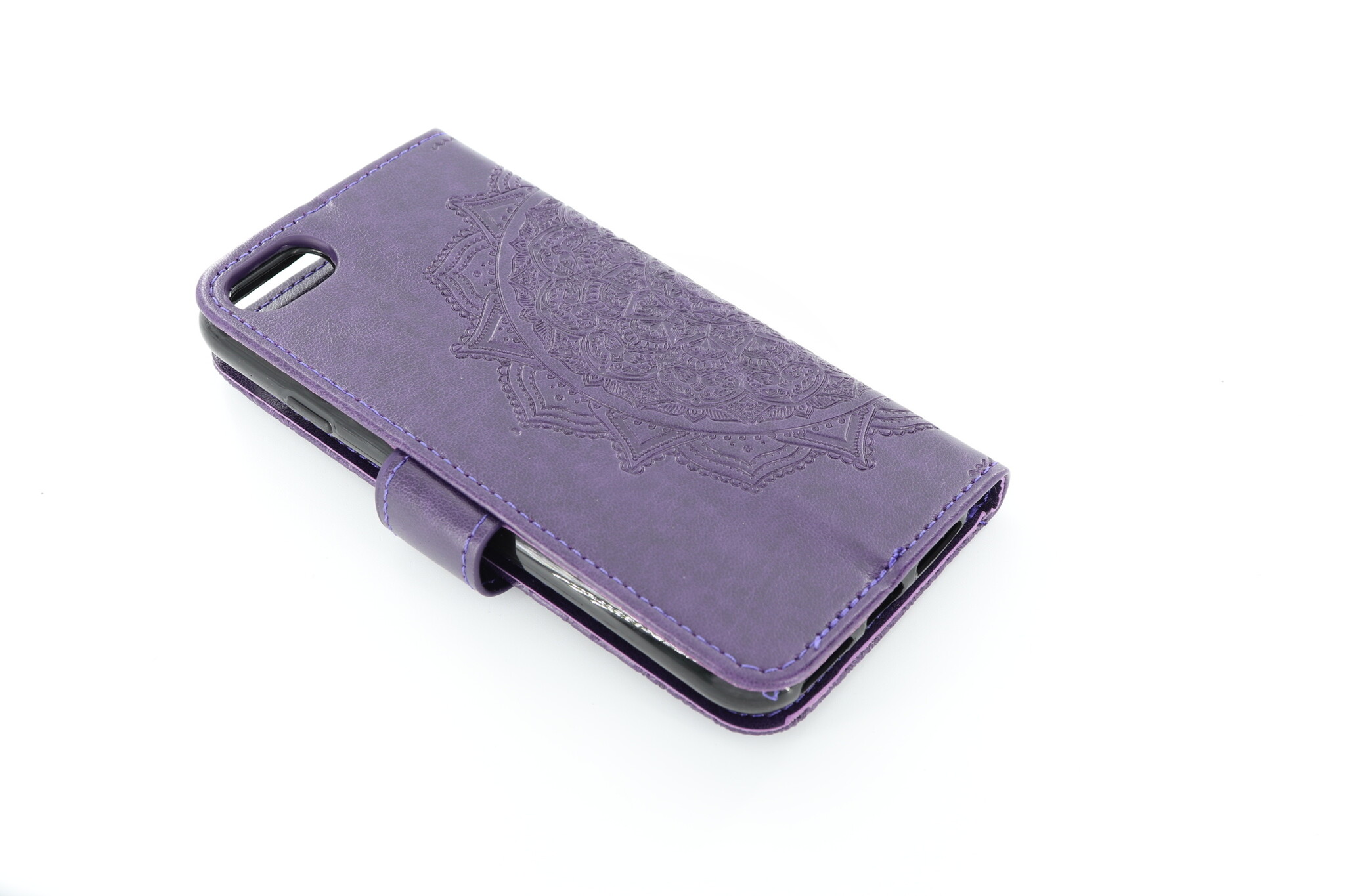 Apple iPhone 7/8/SE 2020 Boekhoesje Mandela Paars