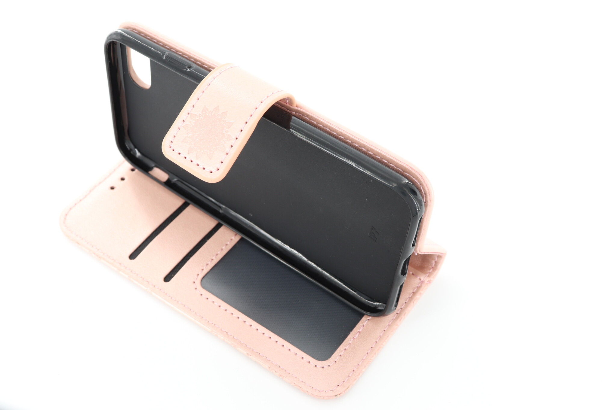 Apple iPhone 7/8/SE 2020 Boekhoesje Mandela Roze