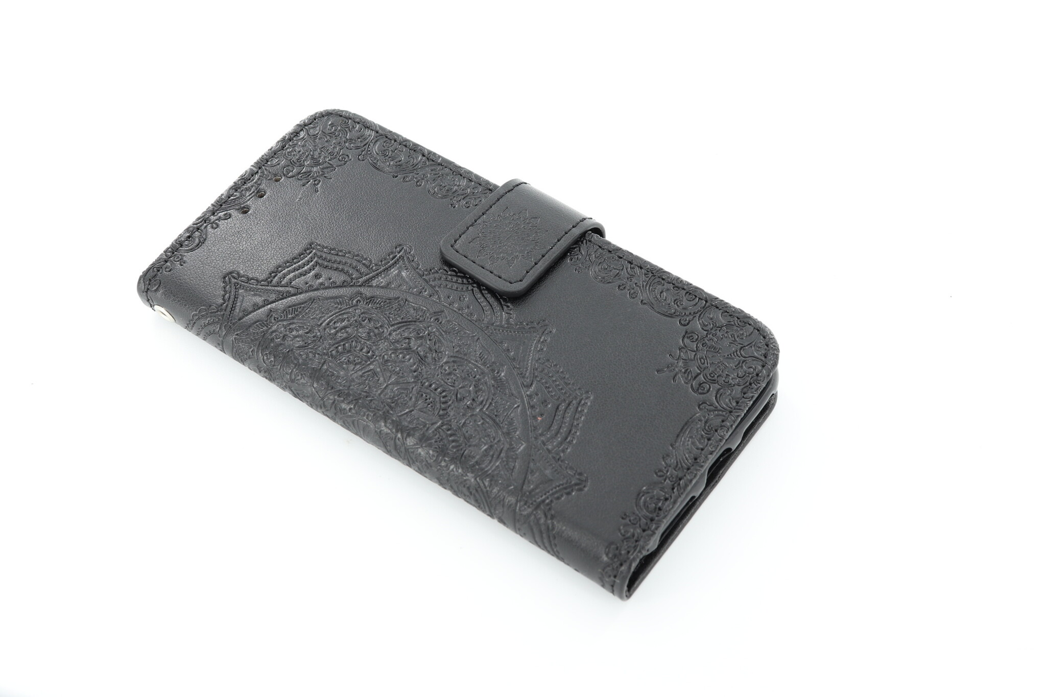 Apple iPhone 7/8/SE 2020 Boekhoesje Mandela Zwart