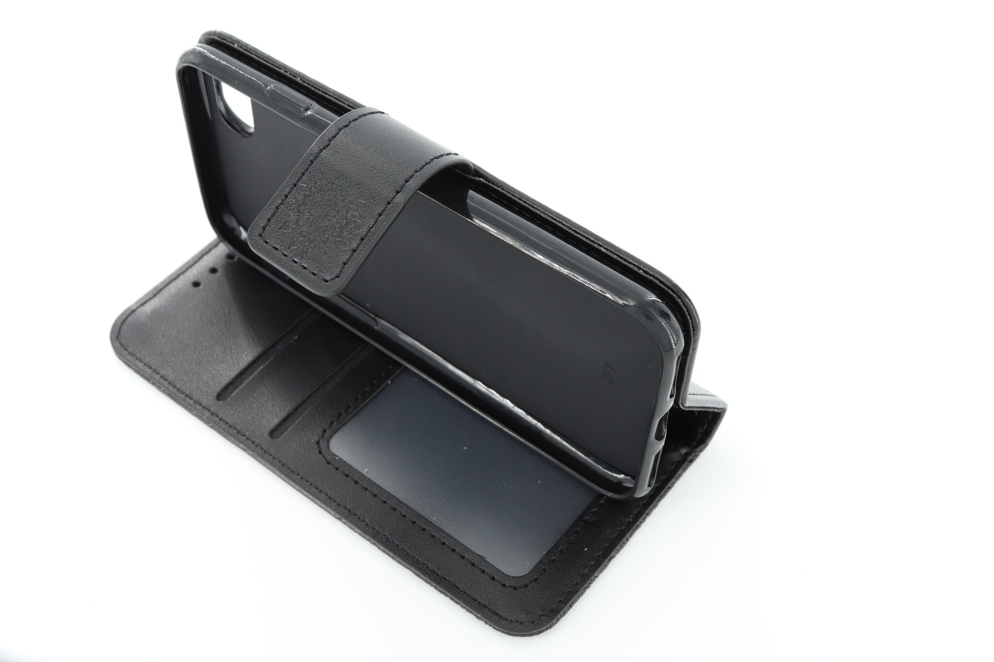 Apple iPhone 7/8/SE 2020 Boekhoesje Mandela Zwart