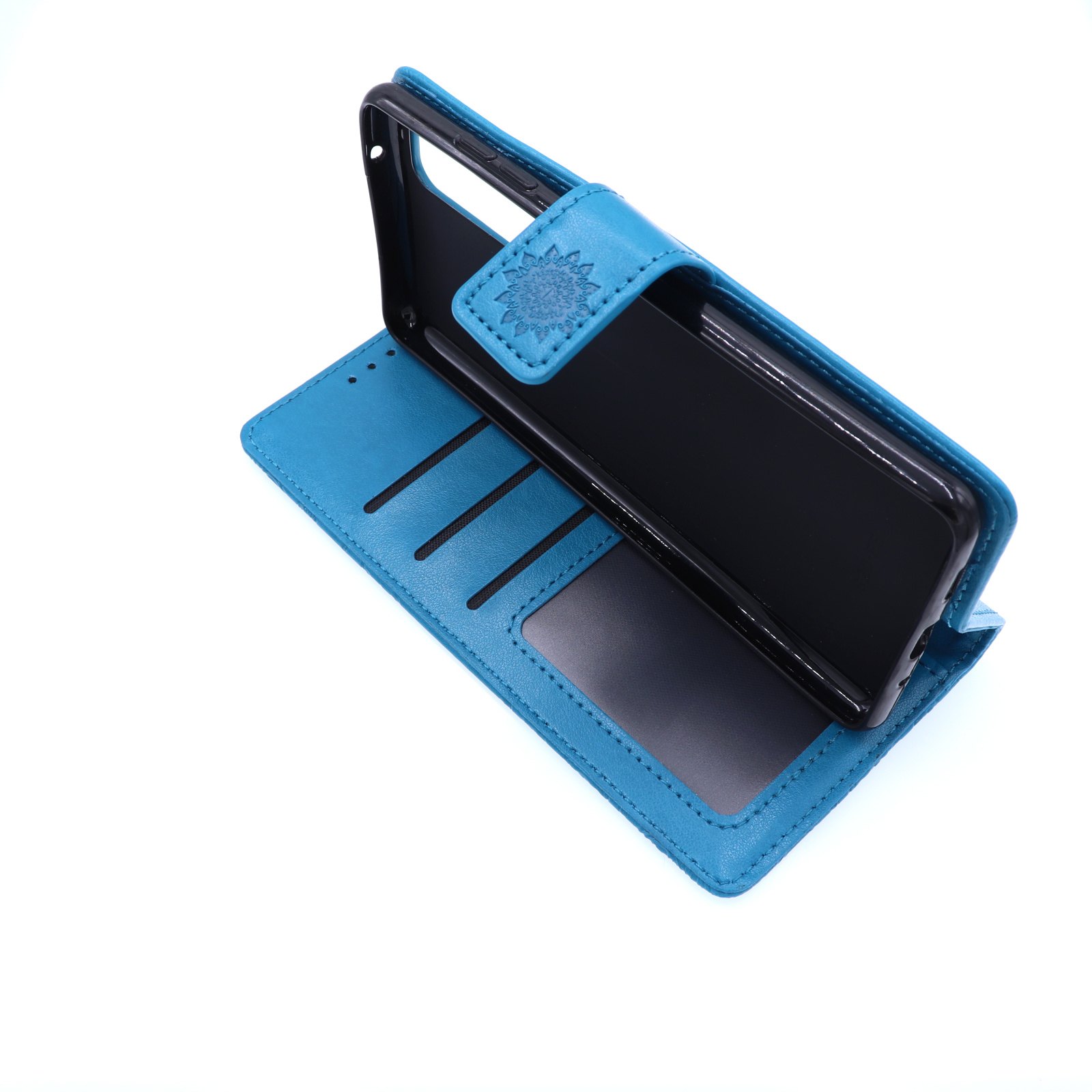 Samsung Galaxy S20 FE Boekhoesje Mandela Blauw