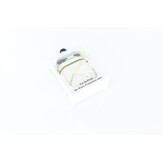 Airpods 2 hoesje Marmer Wit Goud met Clip