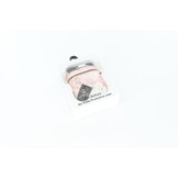 Airpods 2 hoesje Marmer Rose Zwart  Wit met Clip