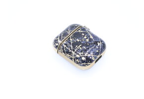 Airpods hoesje Marmer Paars Goud