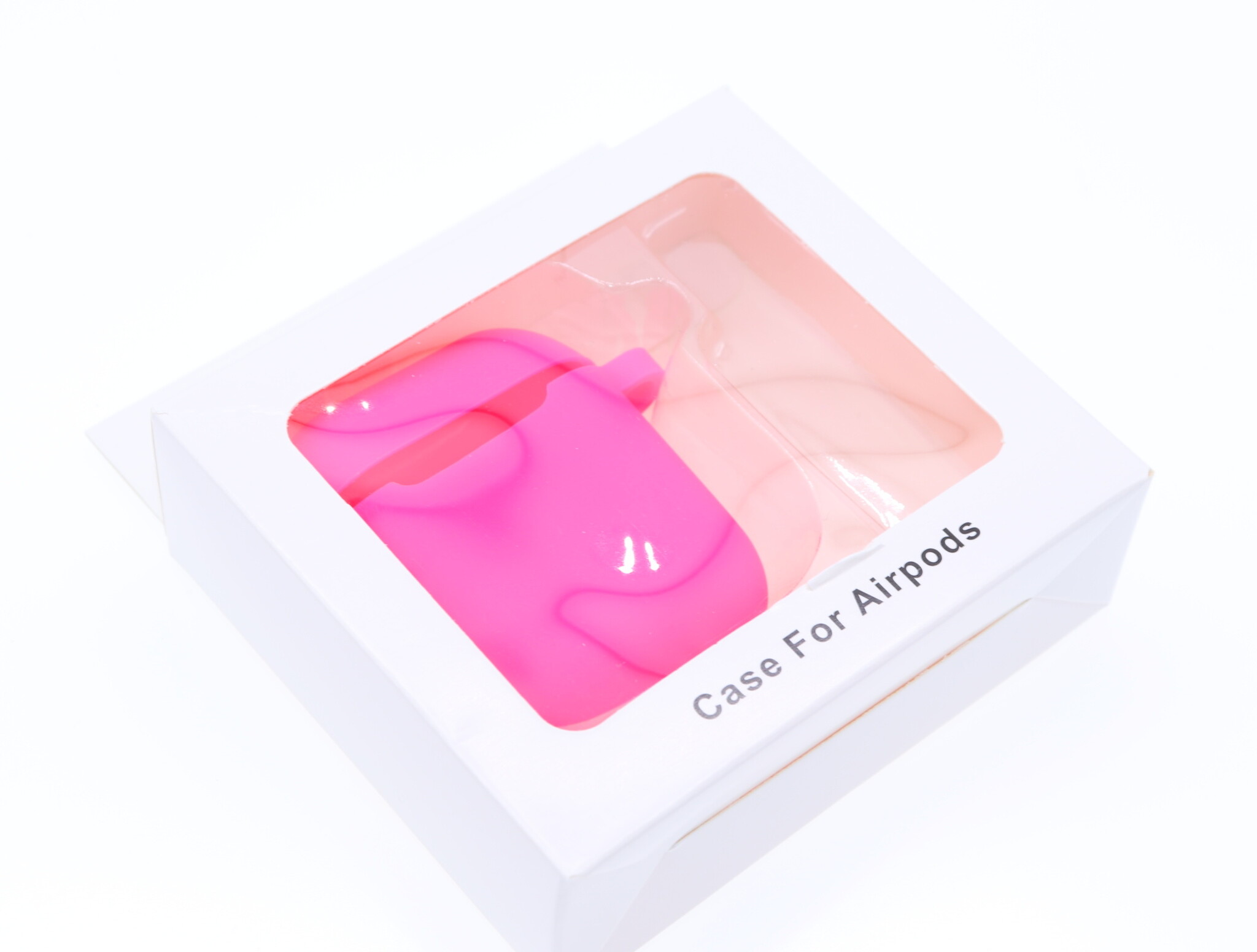 Airpods 2 hoesje Silicoon Knal Roze