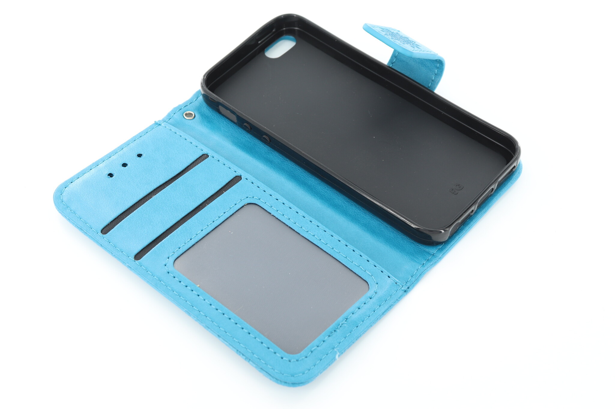 Apple iPhone 5/5s/SE boekhoesje Mandela Blauw
