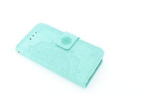 Apple iPhone 5/5s/SE boekhoesje Mandela Mintgroen