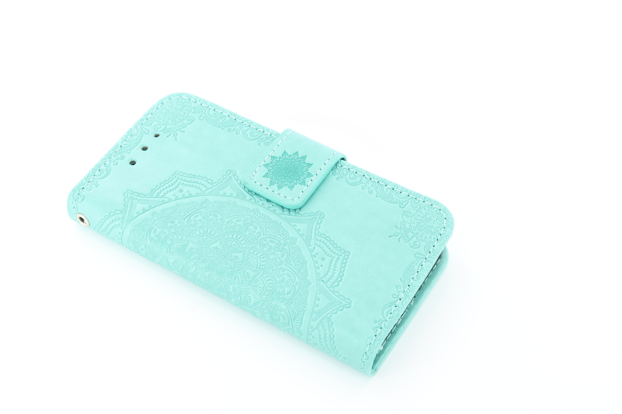 Apple iPhone 5/5s/SE boekhoesje Mandela Mintgroen