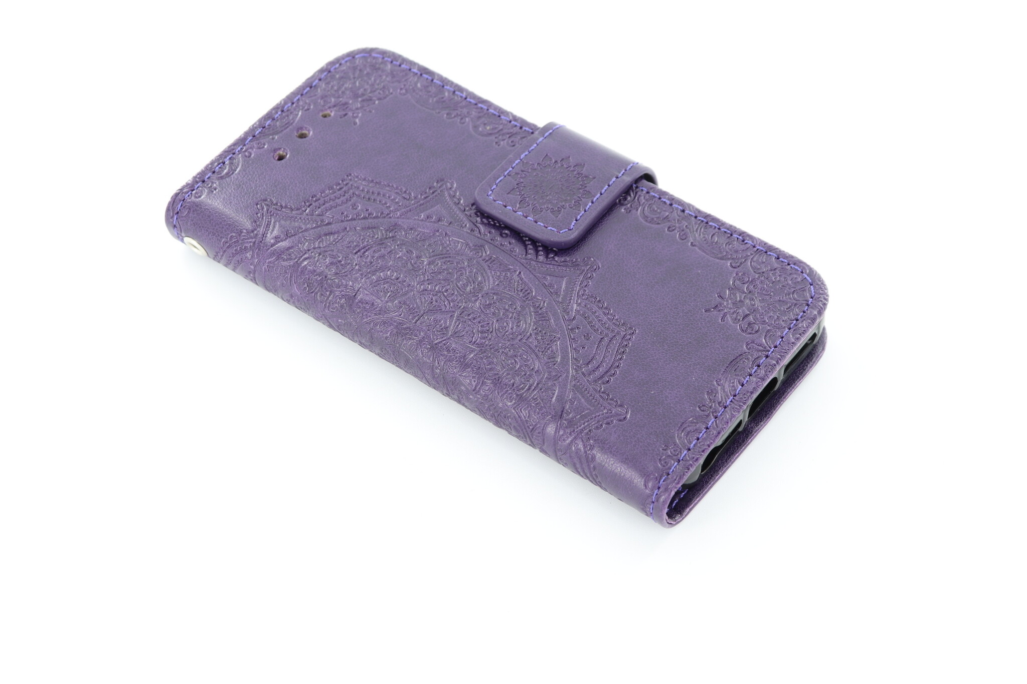 Apple iPhone 5/5s/SE boekhoesje Mandela Paars