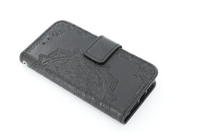 Apple iPhone 5/5s/SE boekhoesje Mandela Zwart