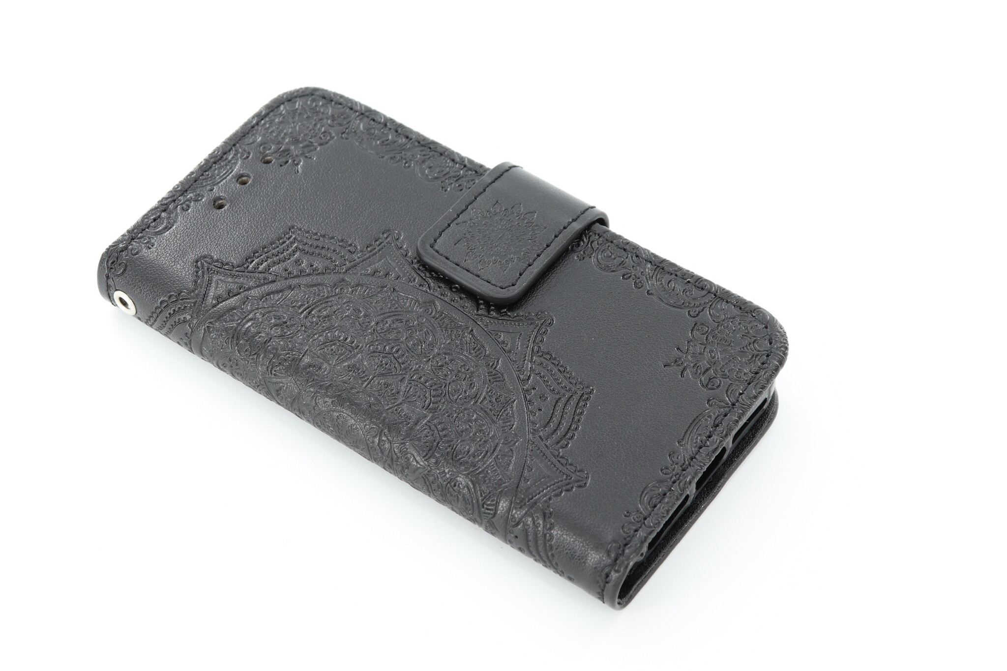 Apple iPhone 5/5s/SE boekhoesje Mandela Zwart