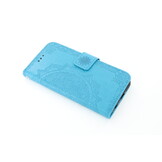 Apple iPhone 6/6s boekhoesje Mandela Blauw