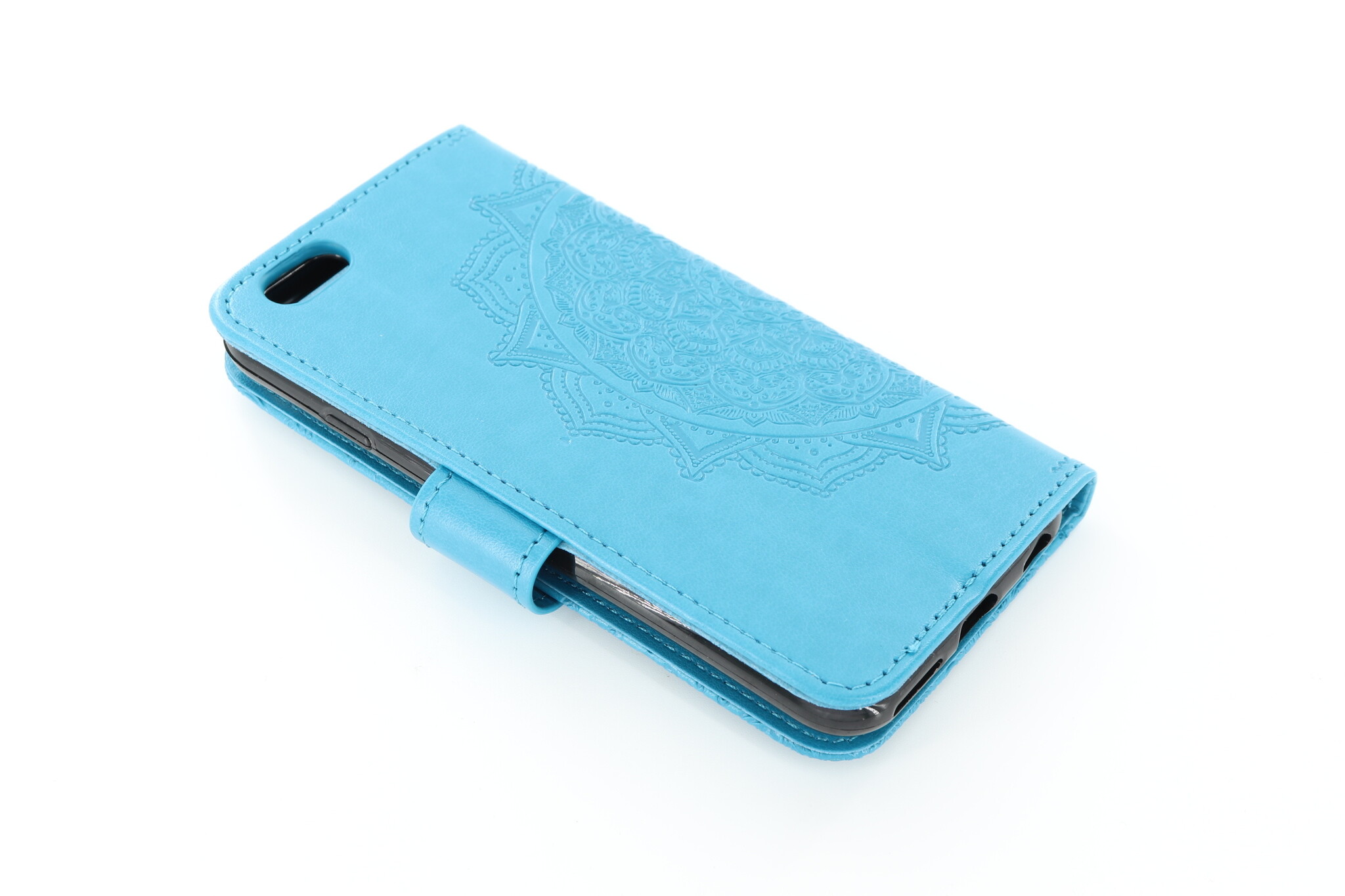 Apple iPhone 6/6s boekhoesje Mandela Blauw