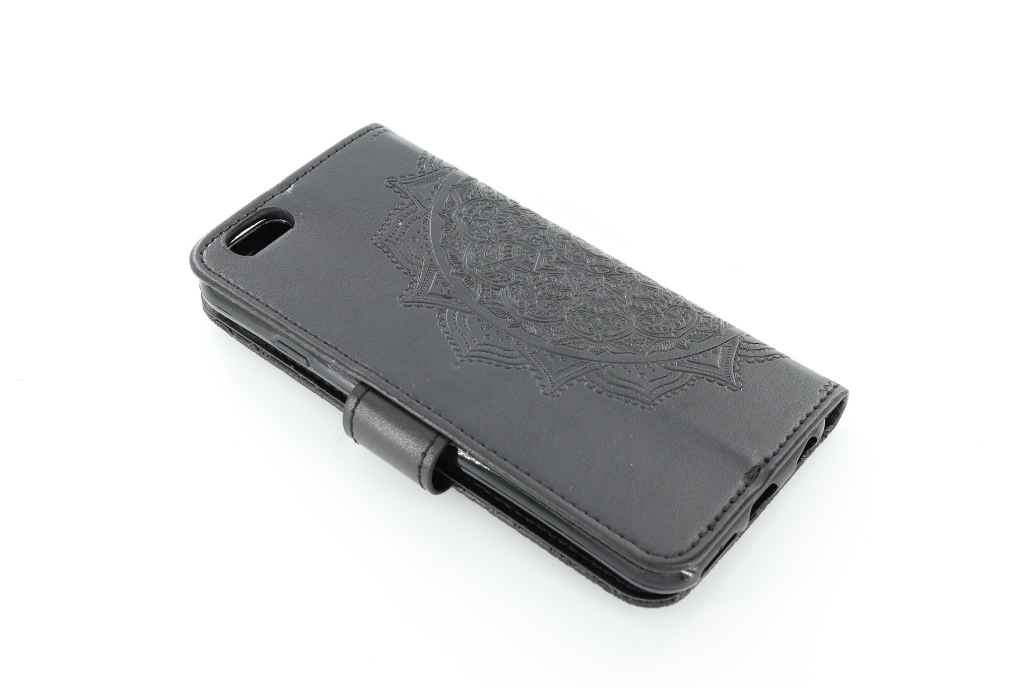 Apple iPhone 6/6s boekhoesje Mandela Zwart