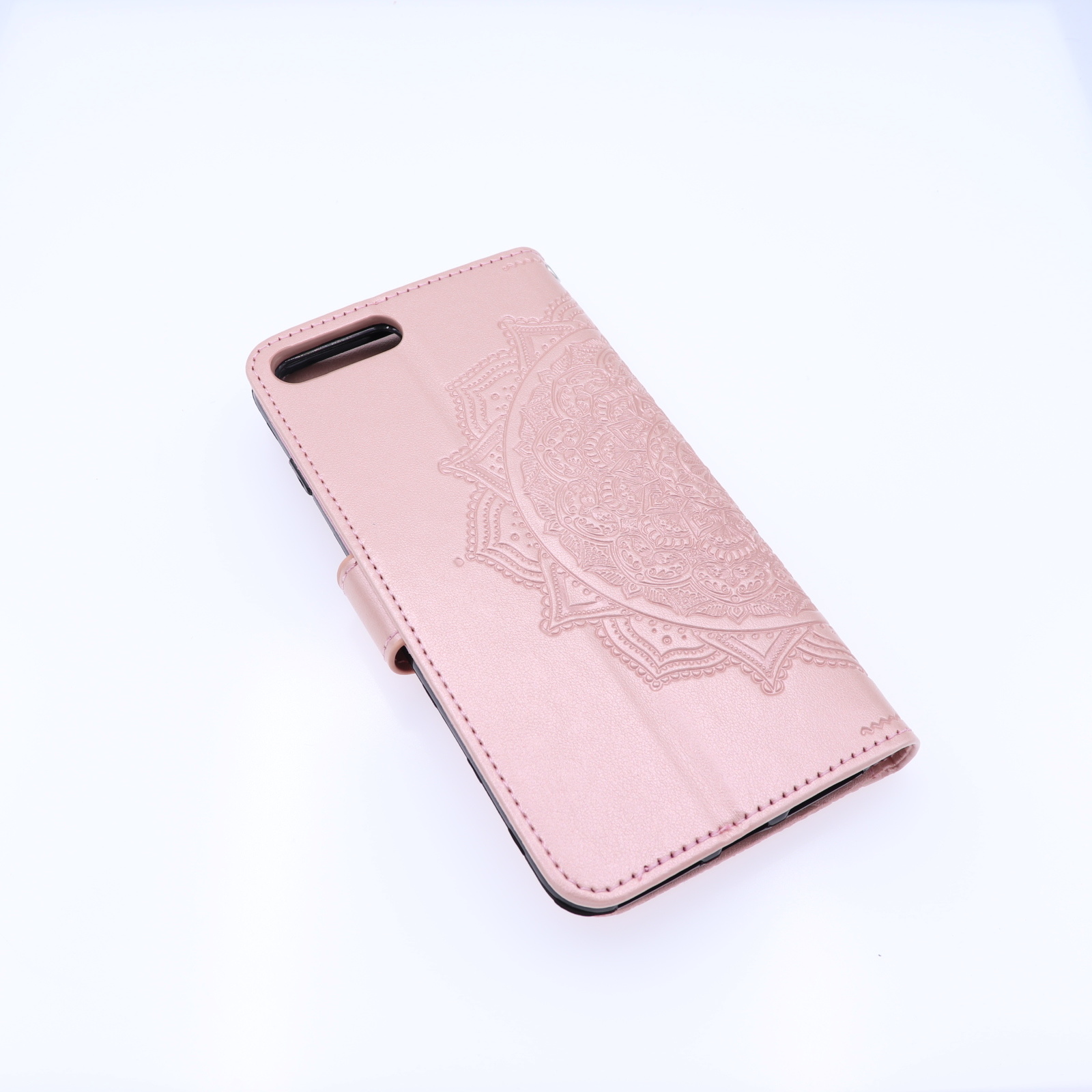Apple iPhone 7/8 Plus Boekhoesje Mandela Print Roze