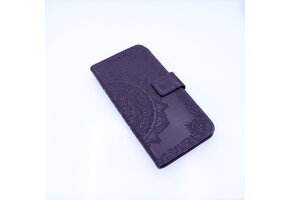 Apple iPhone 7/8 Plus Boekhoesje Mandela Print Paars